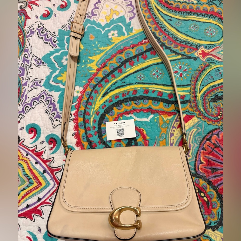 Coach Soft Tabby Leather Shoulder Bag
